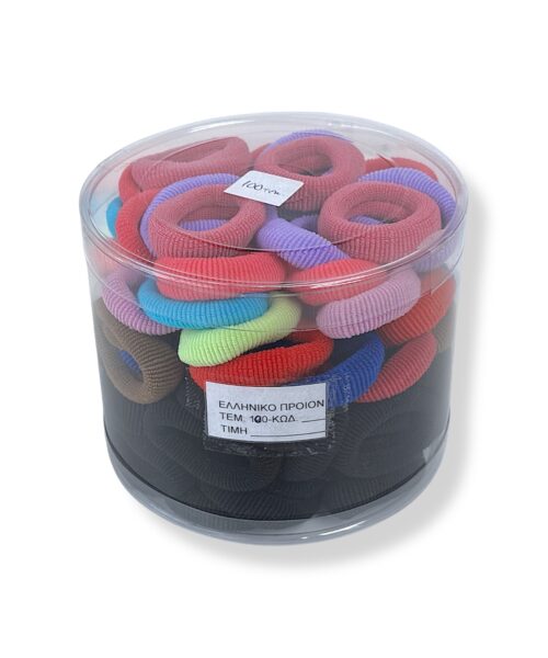 Λαστιχάκια Μαλλιών Medium 100τμχ.