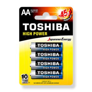 Μπαταρία Αλκαλική Toshiba ΑΑ LR6 1.5V