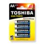 Μπαταρία Αλκαλική Toshiba ΑΑ LR6 1.5V
