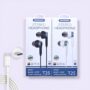 Ακουστικά Σιλικόνης In-ear Handsfree Type-C Λευκό T25
