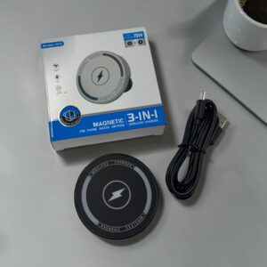 Μαγνητικός Ασύρματος Φορτιστής 3σε1 (H13) 15W Fast Charge
