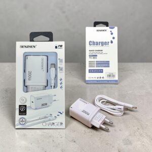 Φορτιστής Καλώδιο Σετ Usb-C to Usb-C 200W TC-48A