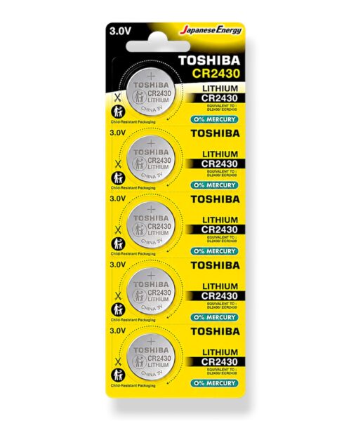 Μπαταρία Λιθίου Toshiba CR2430 5τεμ.
