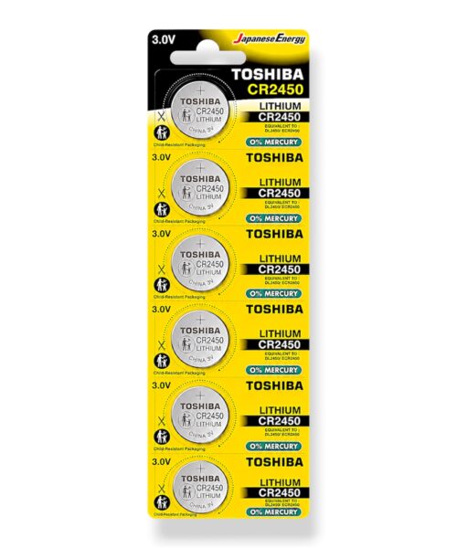Μπαταρία Λιθίου Toshiba CR2450 5τεμ.